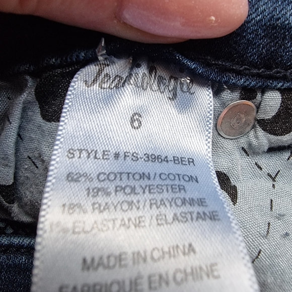 Frankie & Stella Bedazzled Denim Jeans - Picture 9 of 12